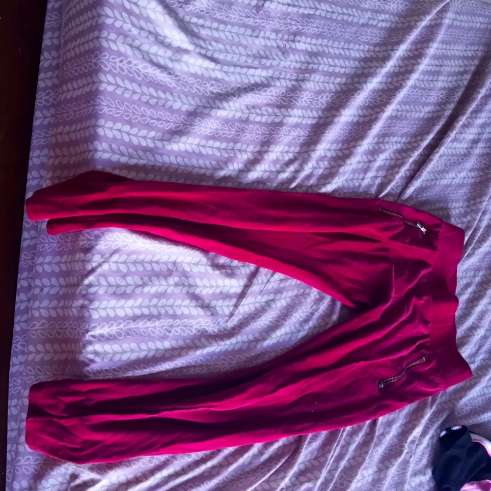 Faded glory pants, Burgundy color